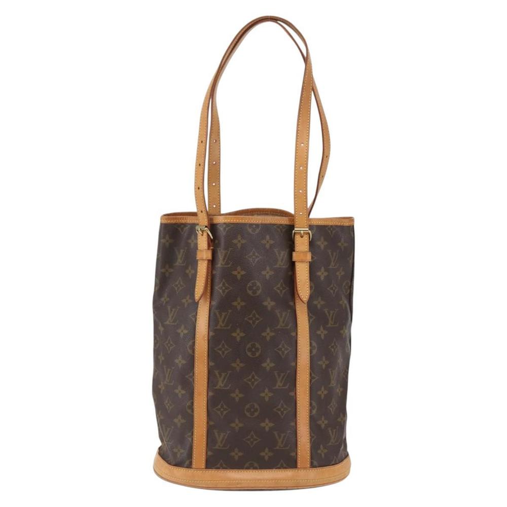 Louis Vuitton Monogram Canvas Brown & Tan Bucket Shoulder Bag - Picture 13 of 16